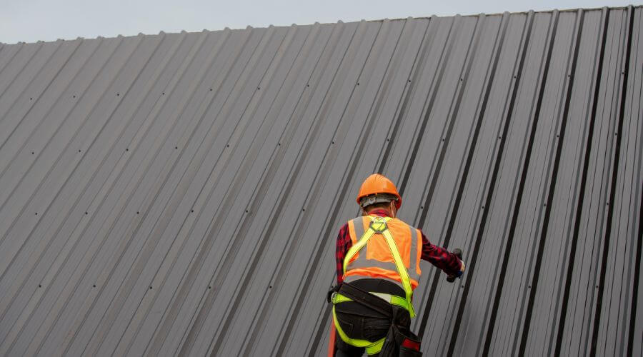Professional metal roof installation services in Muse, PA